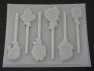 452sp Bubbly Kids Chocolate or Hard Candy Lollipop Mold